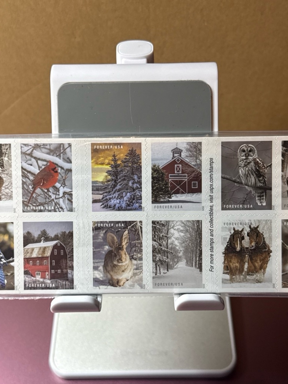 Forever postage stamps (100)